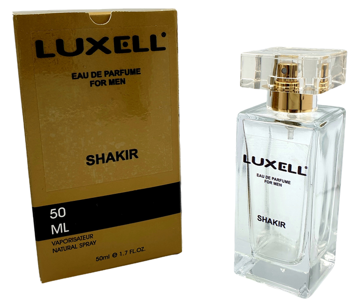 LUXELL - SHAKIR Perfume for Men - Amber Woody Exotic &amp; Rare Fragrance for Men