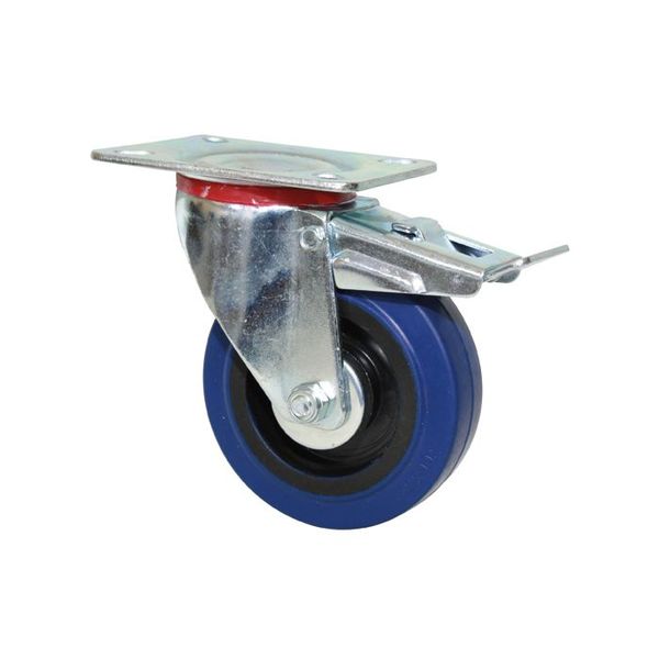 Caslad - Brake Castor Elastic Rubber 100mm