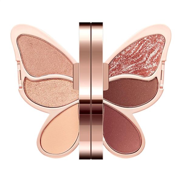 Eye Shadow Palette,6 Colors Unique Shape Eye Palette,Waterproof Eye Shadow