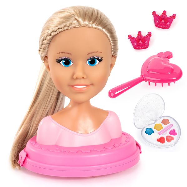Bayer Charlene Top Model Styling Head with Cosmetics 21cm Tall