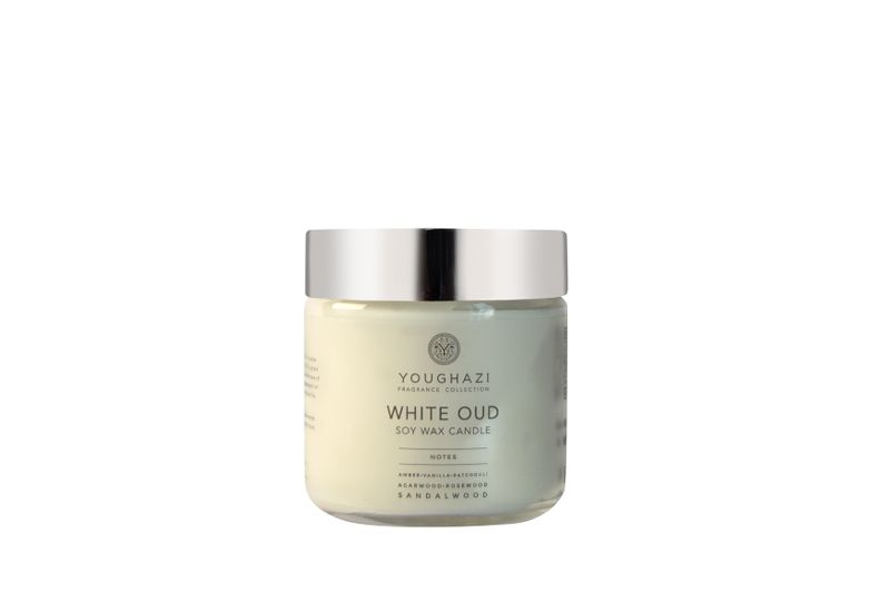 Youghazi Mini Luxury Soy Wax Candle White Oud 100g