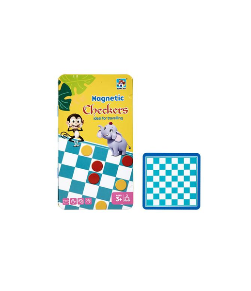 Magnetic Checkers Game - Set of 2