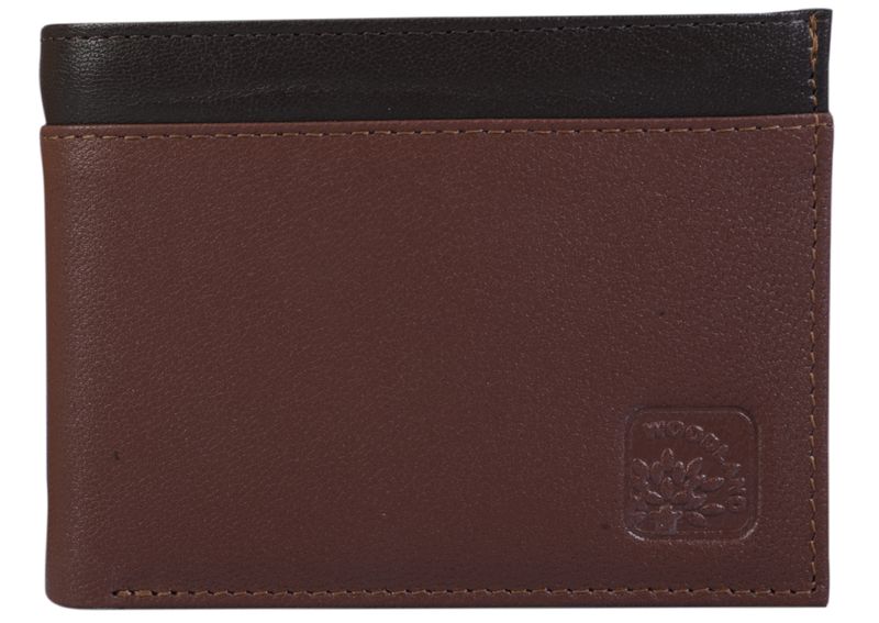 Woodland Men's Leather Wallet -Tan / Brown - W-531657