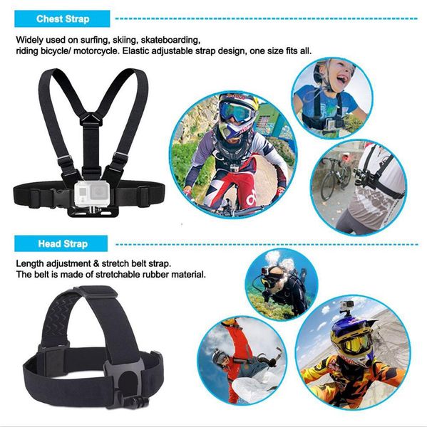 12 in 1 Action Camera Accessory Kit for Gopro Hero 9 8 7 SJCAM XiaoYi