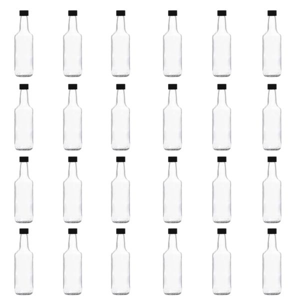 24 Pack Consol Glass Sauce Bottles 125ml with Caps