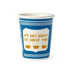 Ceramic Cup - We are Happy to Serve You Coffee Cup for Kitchen Coffee Shop