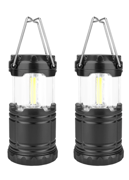 2 Pack Mini Water-Resistant Portable Collapsible LED Lantern Torch