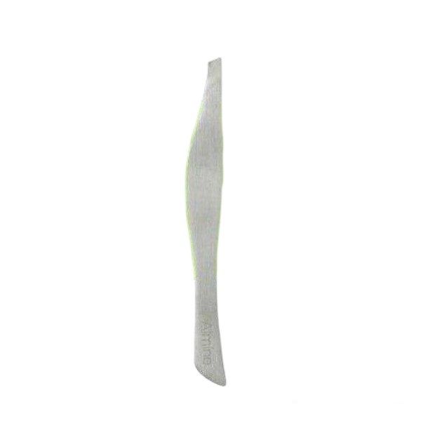 Almine - Stainless Steel Slant Tip Tweezers x 6