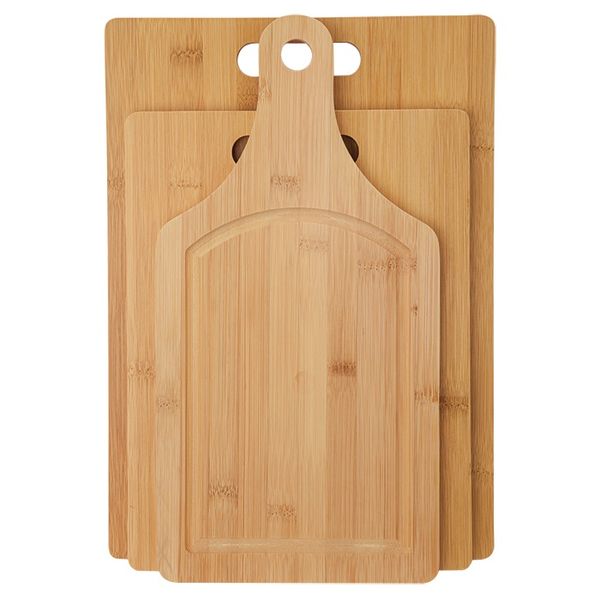 3 Piece Bamboo Cutting Board Set