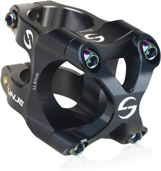31.8mm Bike Stem, 35mm Short MTB Stem, CNC Machined 6061-T6 Aluminum Alloy