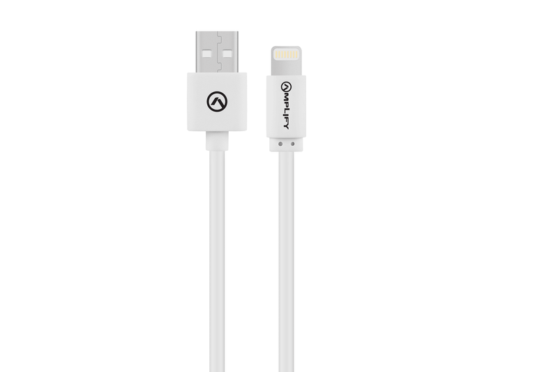 Amplify 1m USB To Lightning Cable - White