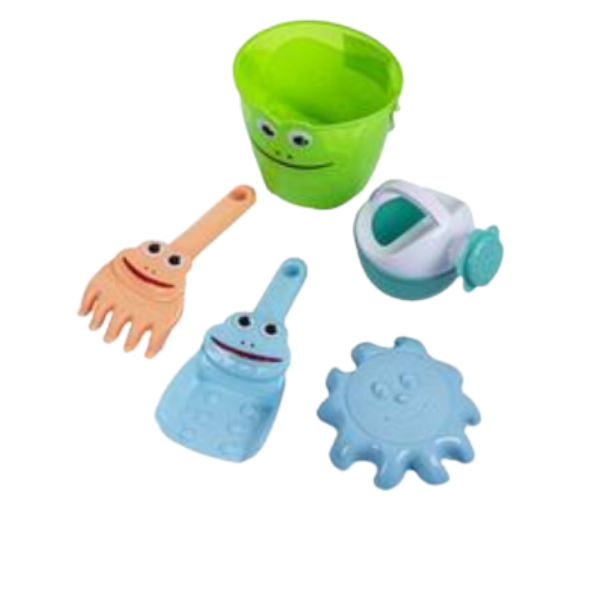 Plastic Beach Bucket Set With Big Eyes