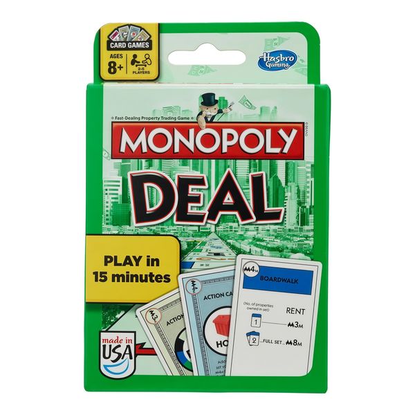 Monopoly Deal Card Game - Fast-paced Play for Family Gatherings &amp; Parties