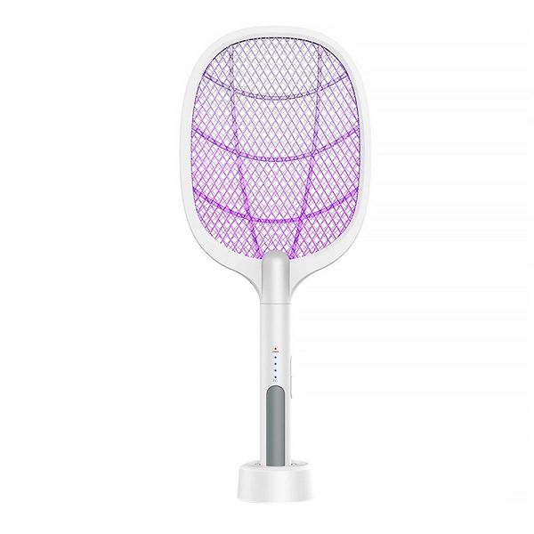 Portable Electric Fly and Mosquito Zapper Racket