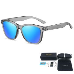 Jolita Men's Polarized Sunglasses Driving Blue Sunglasses Square Frame-3039