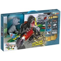 HEMCO Orangutan and 8 Pcs Animal Cars Race Track for kids 8+ -4696