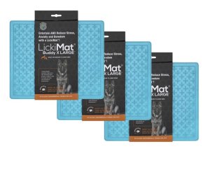 LickiMat X Large Boredom Buster, Lick Mat Bundle for Large Dogs X3