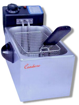 3L Electric Deep Fryer Silver -6001