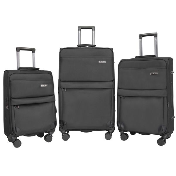 Evolution Antelope 3 Piece Polyester Luggage Set