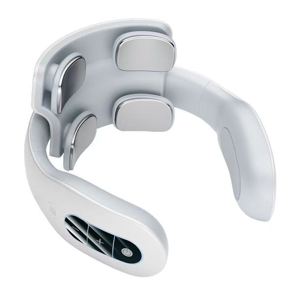 Neck Massager With Heat Therapy And Voice Guidance For Neck Care