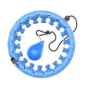 VolaFit - 2 in 1 Smart Weighted Hoola Hoop with Gravity Ball - Blue