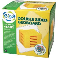 Gigo Geoboard Double-sided 8 Pieces Box - 5X5 / 18.5cm
