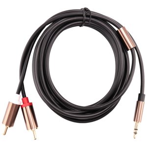 Jack 3.5mm to 2 Audio Cable Male Adapter 1m