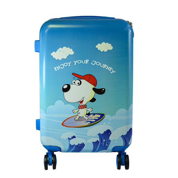 Children Rolling Luggage TSA Lockable Boarding Case-Fighter Frog 24 Inch/ 61 cm Large
