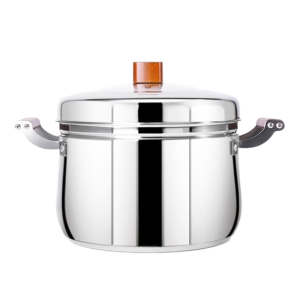 67-69-19 - 24cm Stainless Steel Steamer Rice Pot with Lid