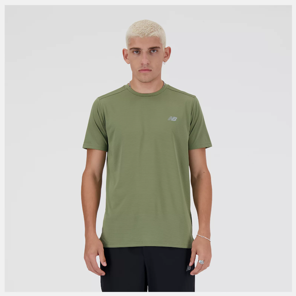 New Balance Men's Sport Essential Short Sleeve Tee - Green