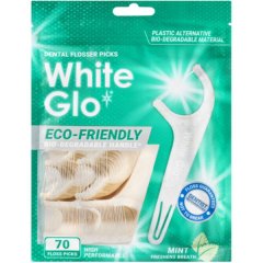 White Glo Eco-Friendly Dental Floss Picks 70 Pack