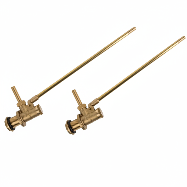 Torrenti High-Pressure Brass Float Valve 50mm for Tanks and - 2 Pack