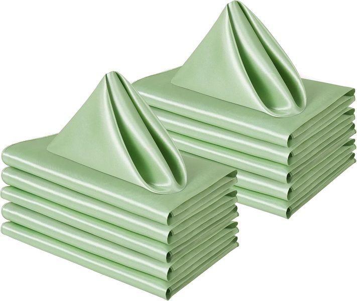 20 Pack Satin Plain Napkins