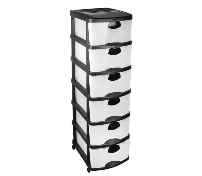 6 Maxi Drawer Storage Tower with Wheels