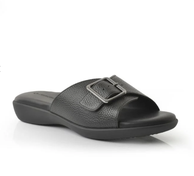 Green Cross Women's Genuine Leather Buckle Sandal