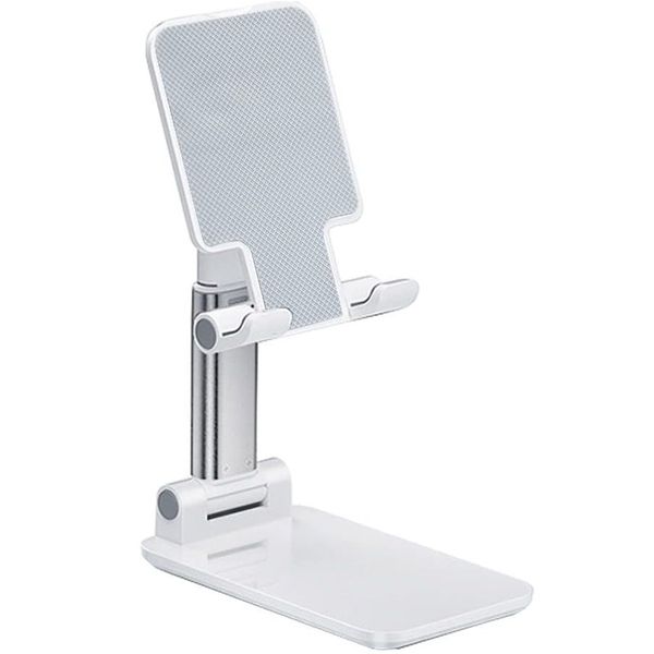 Cell Phone Stand, Angle Height Adjustable Phone Holder with Silicon Pad