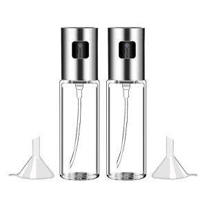 Blue Angel Borosilicate Glass Oil And Vinegar Spray Bottle - Set Of 2