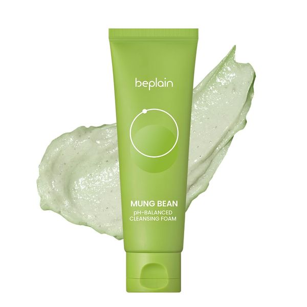 beplain Mung Bean pH-Balanced Cleansing Foam 80ml