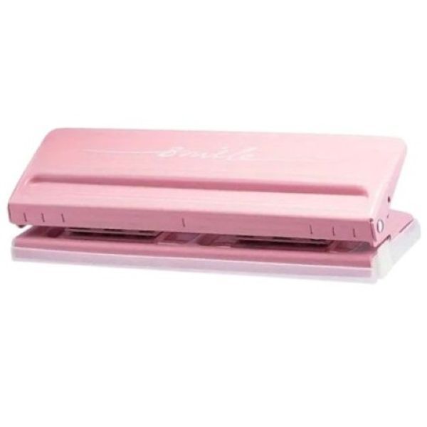 Adjustable 6-Hole Metal Punch (A5, A6, G-A6 &amp; A7) White, Pink, Purple, Blue
