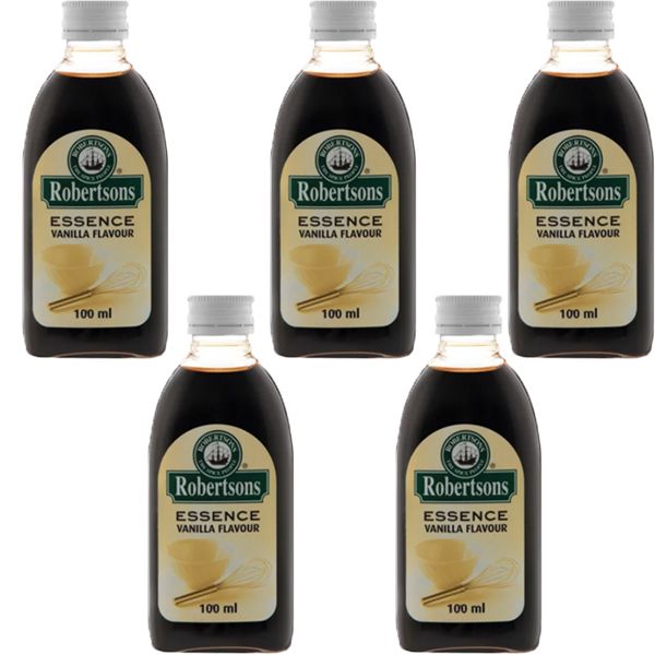 Robertsons Vanilla Essence - 5 x 100ml