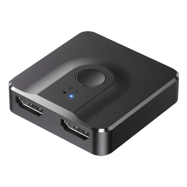 Black 2 in 1 Two Directional HDMI Switcher