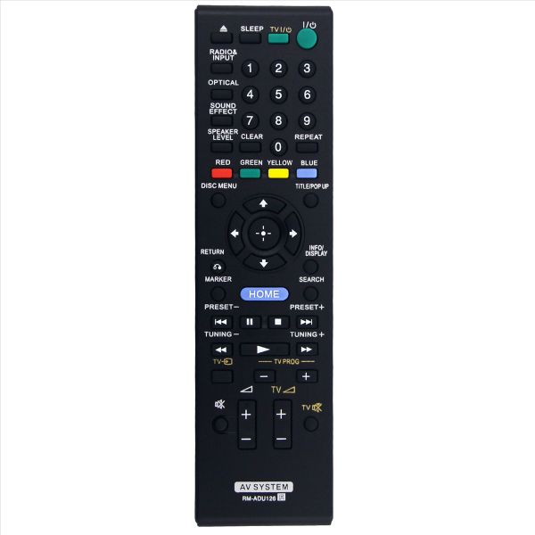 -ADU126 Replace Remote Control for /DVD Home Theater System 1-489-835-11