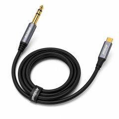 6.35MM AUX To Type-C Audio Cable Premium Hi-Fi Sound For Phones Tablets PK