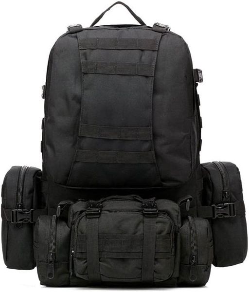 Tactical Military Backpack 55L Large Army Detachable Molle Bag