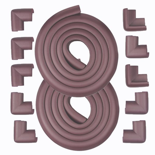Brown Safety Baby Edge &amp; Corner Guards Childproofing Protection