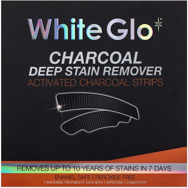 White Glo Charcoal Deep Stain Remover Strips (14 strips)