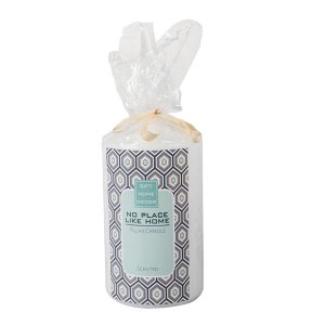 Pillar Candles - Scented - White - 12cm x 7cm - 2 Pack