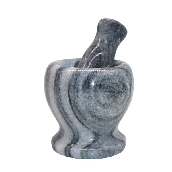 Multipurpose Natural Marble Mortar &amp; Pestle