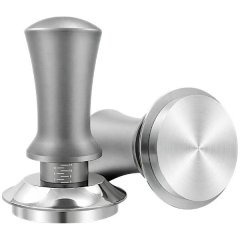 51mm Stainless Steel - Smooth bottom - Adjustable Espresso Coffee Tamper