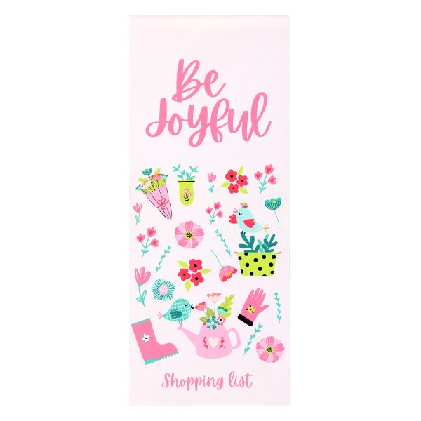 Magnetic Notepad - Be Joyful Shopping List